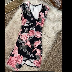 Joe & Elle midi bodycon floral dress